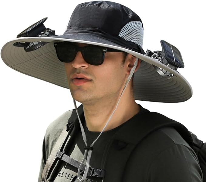 Brèza Outdoors Solar Fan Hat