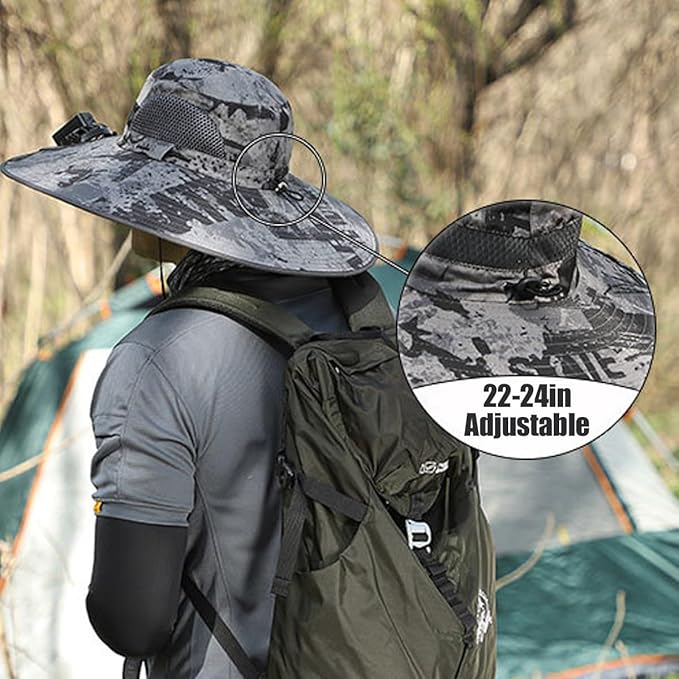 Brèza Outdoors Solar Fan Hat